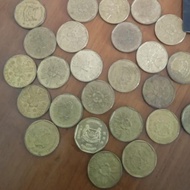 koin 1 dollar singapura koin asing one dollar sgd kuno