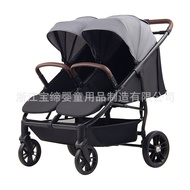 BOLDBABY Lightweight Baby Stroller Can Sit Can Lying Twins Twins Baby Stroller Twins Portable