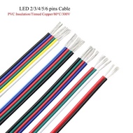 50CM LED STRIP LIGHT CABLE 2 3 4 PIN LINE RGB 2835 3528 5050 WS2812B 2812 WS28112811 CAR MOTORCYCLE