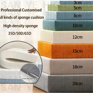 50D Sponge cushion Custom sofa cushion bay window cushion mattress high density 35D/65D foam Sponge 