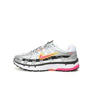 NEW Nike P-6000 "Silver/Baser Fuchsia" series low cut retro dad style casual sports comfortable jogg