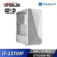 華碩平台[誅神鬥者]i7十六核Win11獨顯電腦(i7-13700F/16G/GTX 1650/1TB_M2) 誅神鬥者 誅神鬥者