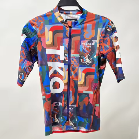 PNS Cycling Jersey TKO High Quality Short Sleeve Cycling Jersey Pro Team MTB Road Bicycle Clothing M