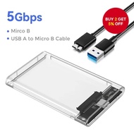 HDD 2.5 Inch Case USB3.0 to SATA HDD Enclosure External for PC UASP Laptop hard disk reader
