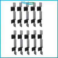 Staircase Stringer Pitch Bracket 10pcs Heavy Duty Adjustable Stair Stringer Hanger Bracket 18 Gauge 