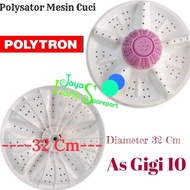 Pulsator mesin cuci polytron 2 Tabung 32 cm Grigi 10 kapasitas 7&amp;8 Kg