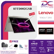 LENOVO YOGA 7 2IN1 TOUCH SCREEN 83TD002GSB (AMD RYZEN AI 7 445/ 24GB LP-RAM/1TB SSD/ RADEON 840M/14"