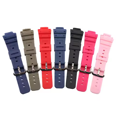 Resin watch strap accessories compatible with Casio g-shock DW5600 G-5600E GW-M5610 Sports rubber wa