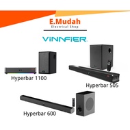 Vinnfier Wireless Soundbar With Wireless Sub Woofer | Hyperbar 1100 / Hyperbar 505 BTRW / Hyperbar 6