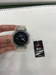 CASIO卡西歐 G-SHOCK 超人氣的八角錶殼設計農家橡樹 (半透明) GA-2100SKE-7A