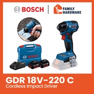 BOSCH GDR 18V-220 C 18V Cordless Impact Driver Impact Wrench GDR18V220C GDR 18V 220 C GDR 18V220C