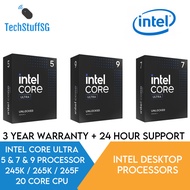 Intel Core Ultra 5 7 9 Processor 245K / 265K /265KF /265 / 265F / 285K LGA 1851 CPU PROCESSOR