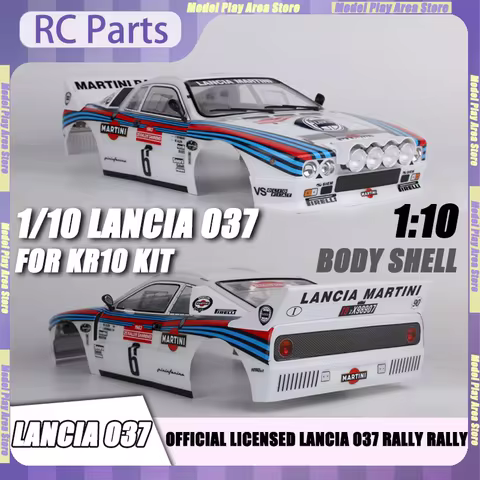 New 1/10 KR10 Kit Rally Body Shell Killerbody Official Licensed Lancia 037 Rally Rc Car Compatible W