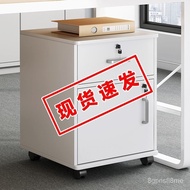 Office File Cabinet Three-Layer Chest of Drawer Movable File Cabinet with Wheels Drawer Storage Cabinet under Table Stor