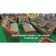 💯JATI ORIGINAL INDONESIA ✅ SET SOFA JATI MEWAH