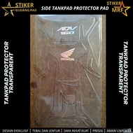 Tankpad ADV 160 Sticker ADV 160 Embossed Sticker Tank Pad ADV 160 Transparent