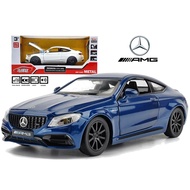 Mercedes Benz C63S AMG Coupe Die Cast Model, Car Alloy vehicle pull-back model Die cast Metal 1:32 S