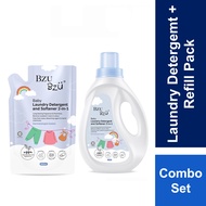 [Bundle Pack] BZU BZU Baby Laundry Detergent and Softener 1L + BZU BZU Baby Laundry Detergent and So