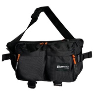 MAXIM BLACK |ManNeedMe x URBAN| Tas Selempang Pria Wanita Waist Bag Tas Pinggang Cowok