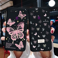 for OPPO F9 F7 F5 plus F23 F21 pro 5G Crystal Edge Cover Full Butterfly Square Len Protective Case