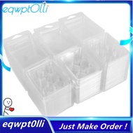eQQ60 Pack Wax Melt Containers-6 Cavity Clear Empty Plastic Wax Melt Molds - Clamshells for Tarts Wa