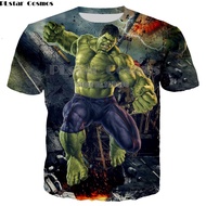 2020 Newest Hulk T-Shirt comics The Avengers heros t-shirt 3D printing Superhero Thanos Hawkeye Hulk Shirt 7XL