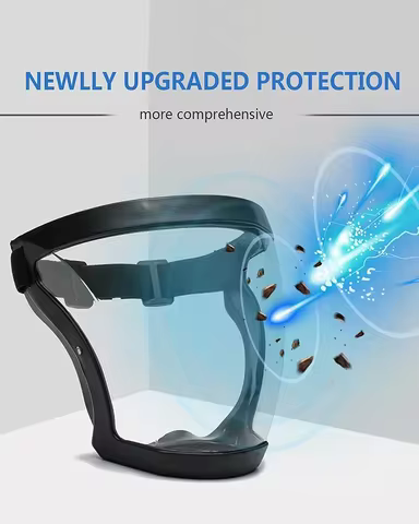 Dustproof PM2.5 Replaced Filters For Transparent Protective Full Face Shield Windproof Anti-Dust Mas