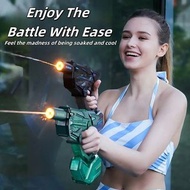 New Electric Water Gun With light Sprays Flame Effect Continuously High-pressure High-speed Powerful