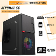Casing Power Up AEROMAX AM-560 with PSU 500W m-ATX Case