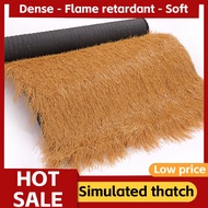 5UV Simulated Thatched Roof Area Decoration 2M*5M Fake Straw Plastic Thatched Tiles Villa Artificial