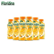 FLORIDINA KARTON ISI 12 x 350ml REAL ORANGE PULP BULIR BUAH ASLI JERUK COCO BITZ BOTOL 350 ml VITAMI