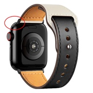 สำหรับนาฬิกา Apple Ultra 2/Ultra Strap 49มม. 38มม. 42มม. ชายหญิง44มม. 40มม. สายหนัง PU IWatch 45มม. 41มม. สำหรับ Apple Watch Series 9 8 7 6 5 4 3 2 1 SE SE2