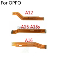 กระดานหลักตัวเชื่อมต่อเมนบอร์ดแบบงอสายเคเบิลสำหรับเปลี่ยนสำหรับ OPPO A12 A15 A15s A16s A16