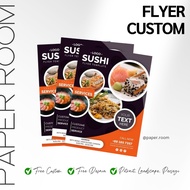 Custom A4 Flyer Printing | Brochure PrintJasa Quality Leaflet/