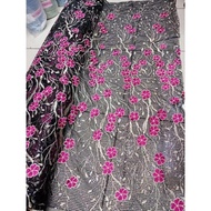 Material/fabric Embroidery Flower Vines