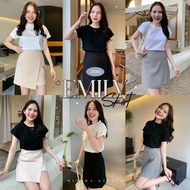 Emily Skirt - กระโปรงสั้น ทรงเอ เอวสูงกระโปรงทำงาน MT.STDO