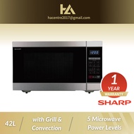 Sharp 42L Microwave Oven with Grill and Convection (Digital) R955DST
