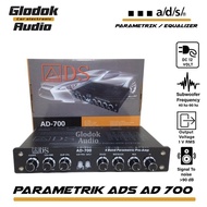 Parametrik Equalizer 4 Band ADS AD 700 dengan Input DC 12 Volt & S/N >90 dB untuk Kualitas Suara Op