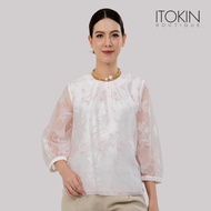 ITOKIN เสื้อเบลาส์ BURNOUT FLORAL BLOUSE W5B184