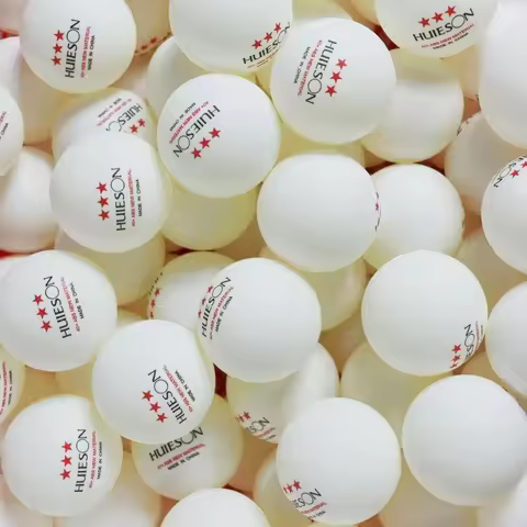 Huieson 30 50 100 English New Material Table Tennis Balls 3 Star 40+ ABS Plastic Ping Pong Balls Tab