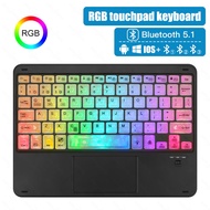 GOOJODOQ RGB Backlit Wireless Bluetooth Keyboard And Mouse For iPad Android IOS Tablet