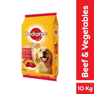Thức ăn hạt Pedigree cho chó trưởng thành vị Bò và rau 10kg