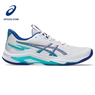ASICS Netburner Ballistic FF 4 Men Volleyball Shoes In White/ASICS Blue
