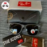 Kaca Mata hitam pria original Ray-Ban Wayfarer 2140 size 54