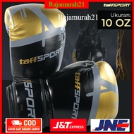 TaffSPORT WOESAD MMA UFC Boxing Muay Thai Gloves 12oz/ 10oz/ 8oz/ 6oz - Black - 7RSEDIBK