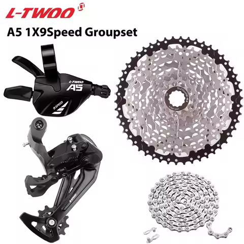 LTWOO A5 1X9Speed Groupset Shift Lever Rear Derailleur SUNSHINE Cassette 36T 40T 42T 46T 50T Newbie 