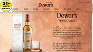 DEWARS WHITE LABEL 1LITRE