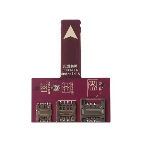 For iPhone SIM card 4in1 External Card Slot Adapter Fast Card Changer iPhone SIM Card Reader Holder 