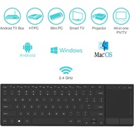 【Worth-Buy】 K22 Mini Wireless Keyboard With Multi-Touch Touchpad Compatible With Pc Mac Lap