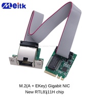 R RTL8111H M.2 Soft Router A+E KEY Independent Gigabit Network Card Installation Chassis COM Port RJ